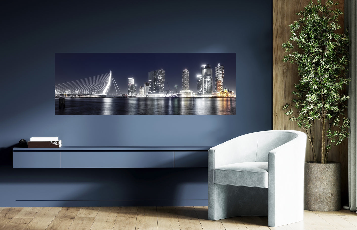 Rotterdam City Skyline
